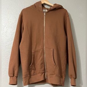 Brown Joah Brown Oversized Hooded Sweatshirt